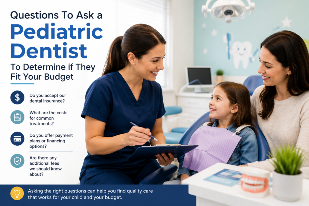 Questions To Ask a Pediatric Dentist To Determine if They Fit Your Budget
