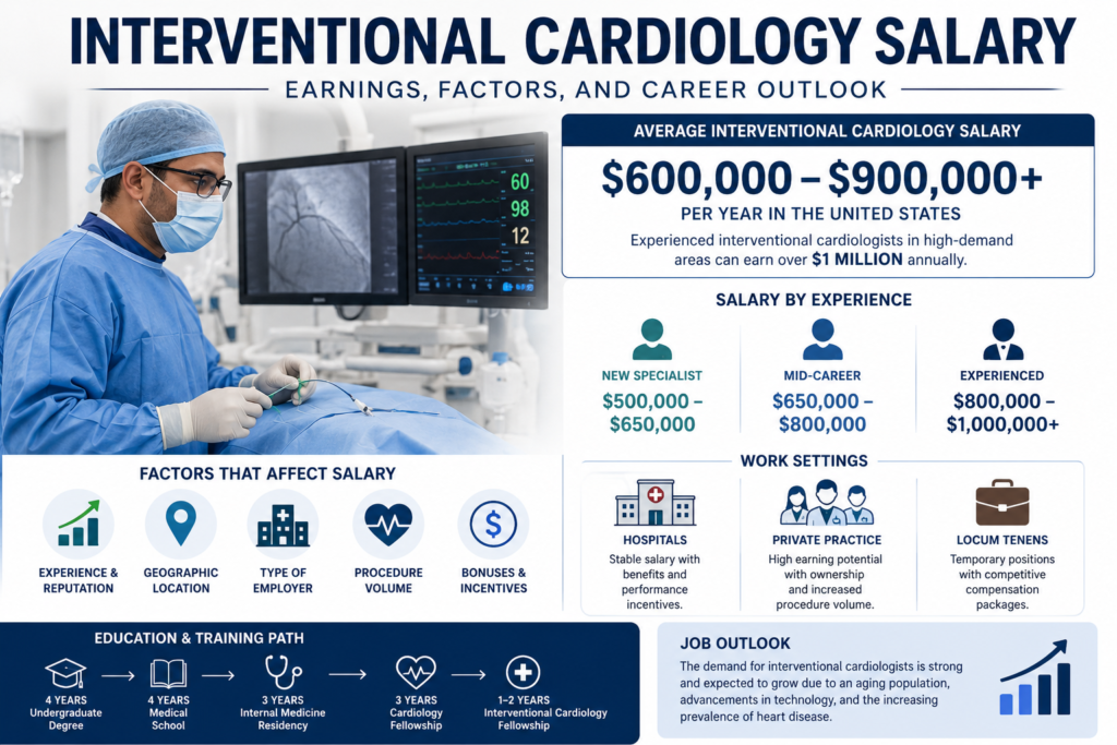 Interventional Cardiology Salary: Career Earnings, Factors, and Job Opportunities