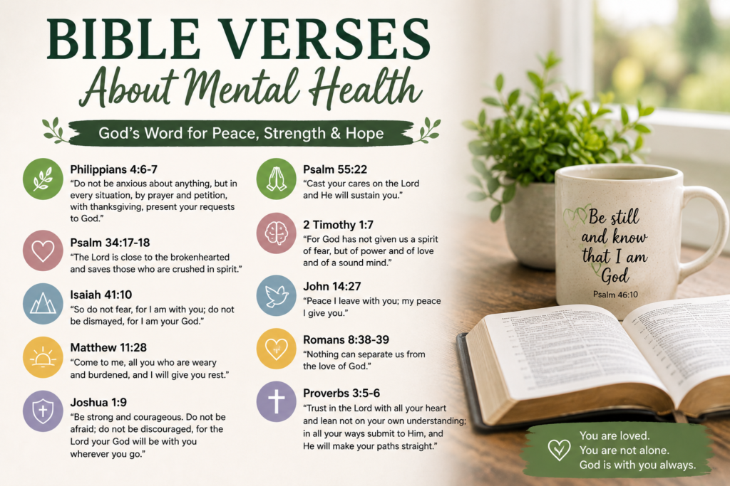 Bible Verses About Mental Health: Finding Peace, Strength, and Hope Through God’s Word
